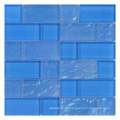 Colored Glaze Strip Glass Crystal Mosaic Wall Art